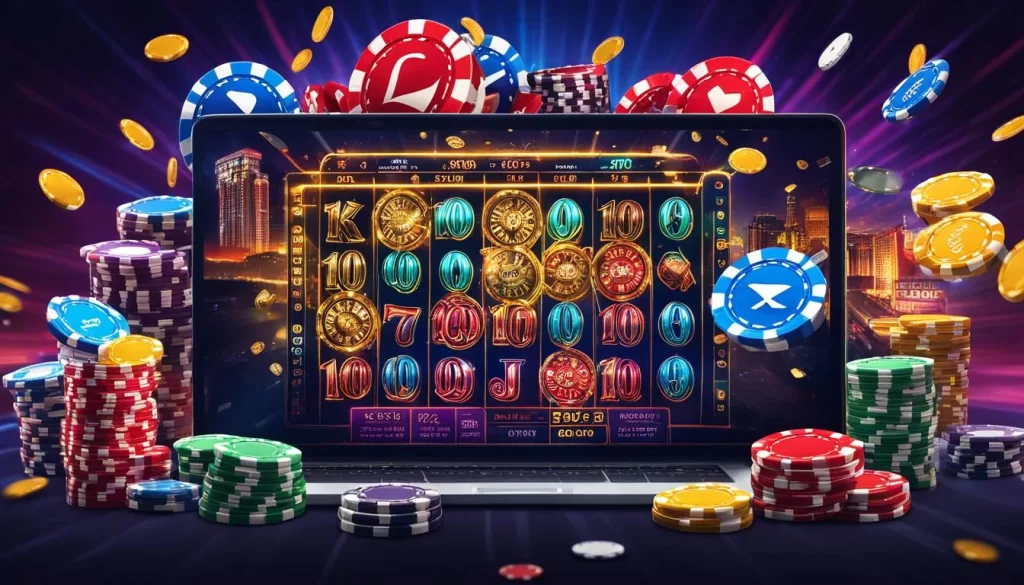 Màn hình trò chơi Slot với biểu tượng Wild và Scatter tại K88 Game